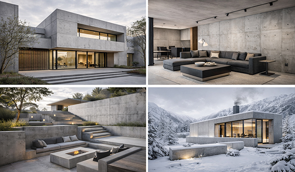 کاربردهای بتن اکسپوز نما