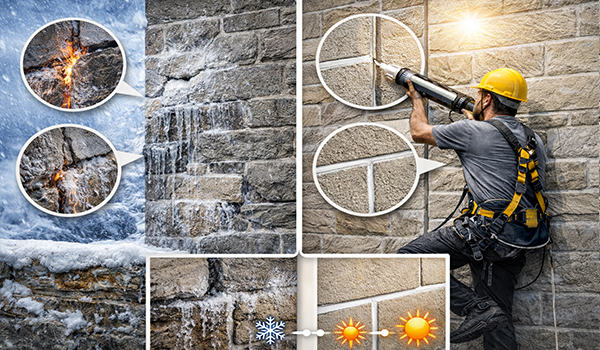 افزایش دوام نما در برابر سرما و گرما