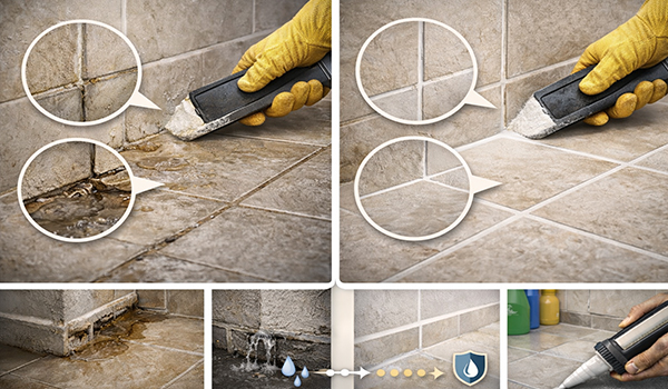 درزگیری سرامیک و کاشی کف و دیوار