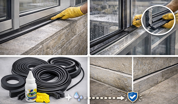 درزگیری با لاستیک‌های درزگیر و نوارهای EPDM