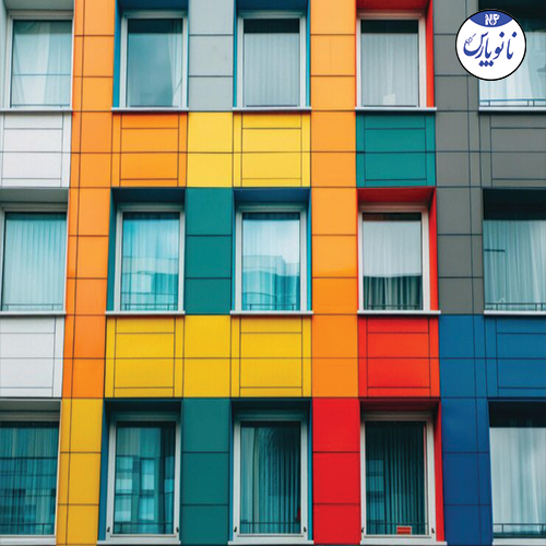 انواع رنگ نمای ساختمانی در یک عکس