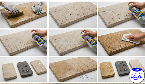 روش اجرای پوشش نانو بر روی سنگ آنتیک