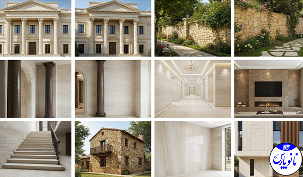 کاربرد سنگ تراورتن در ساختمان