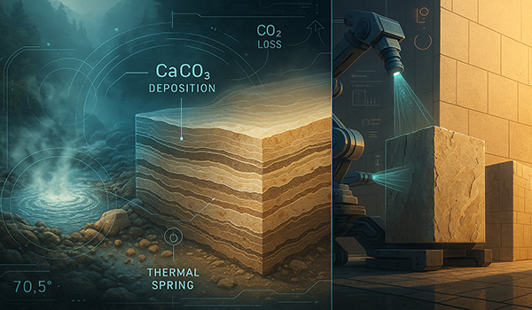 سنگ تراورتن چیست و چگونه به‌وجود می‌آید؟