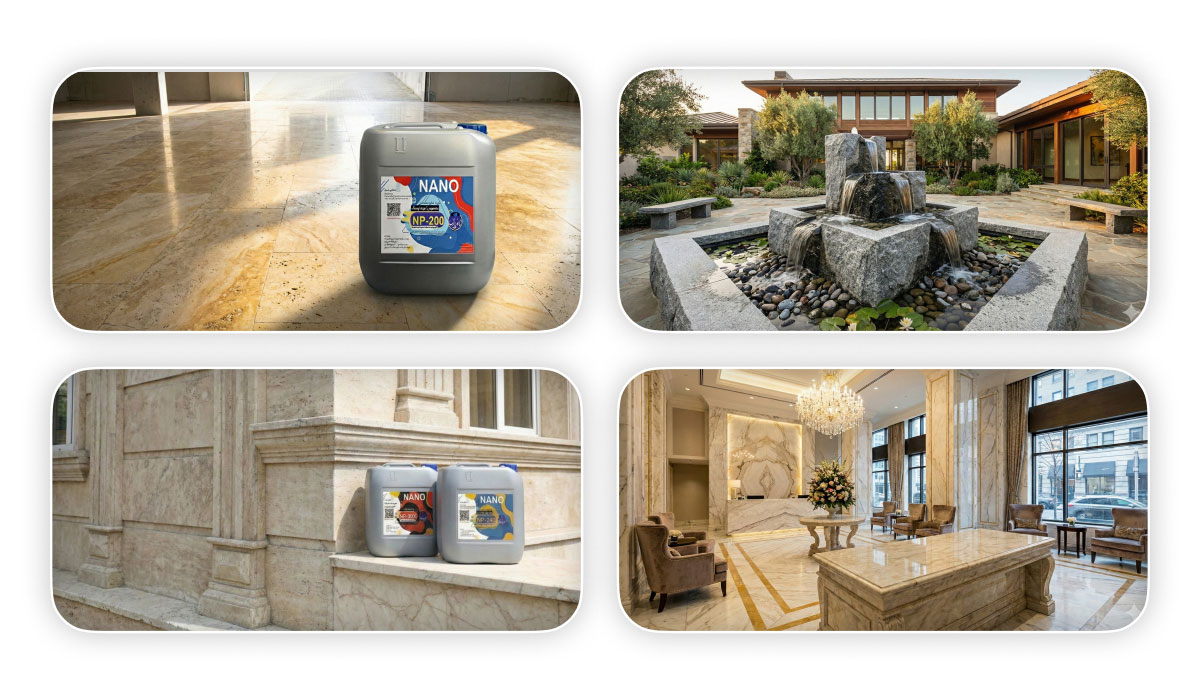 کاربردهای استفاده از نانو سنگ نما
