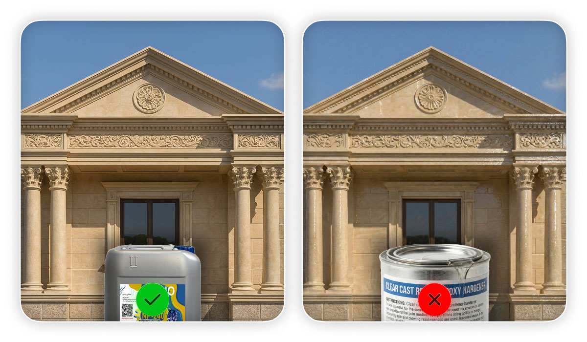 تفاوت پوشش نانو سنگ با سایر روشهای آب بندی مانند رزین و سیلر