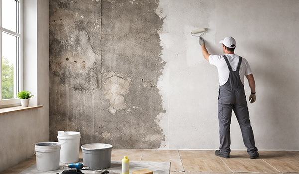 قبل از هر پوششی، دیوار سیمانی باید آماده‌سازی شود (مرحله حیاتی که همه نادیده می‌گیرند)