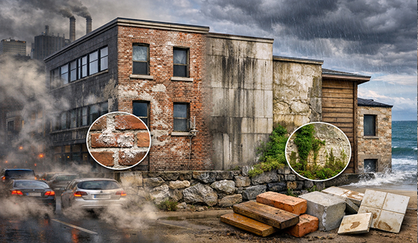 چرا نمای ساختمان همیشه کثیف می‌شود؟