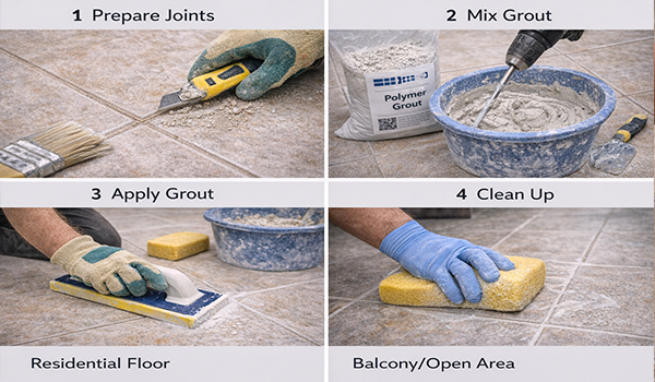 روش اجرای صحیح بهترین بندکشی سرامیک (مرحله‌به‌مرحله)